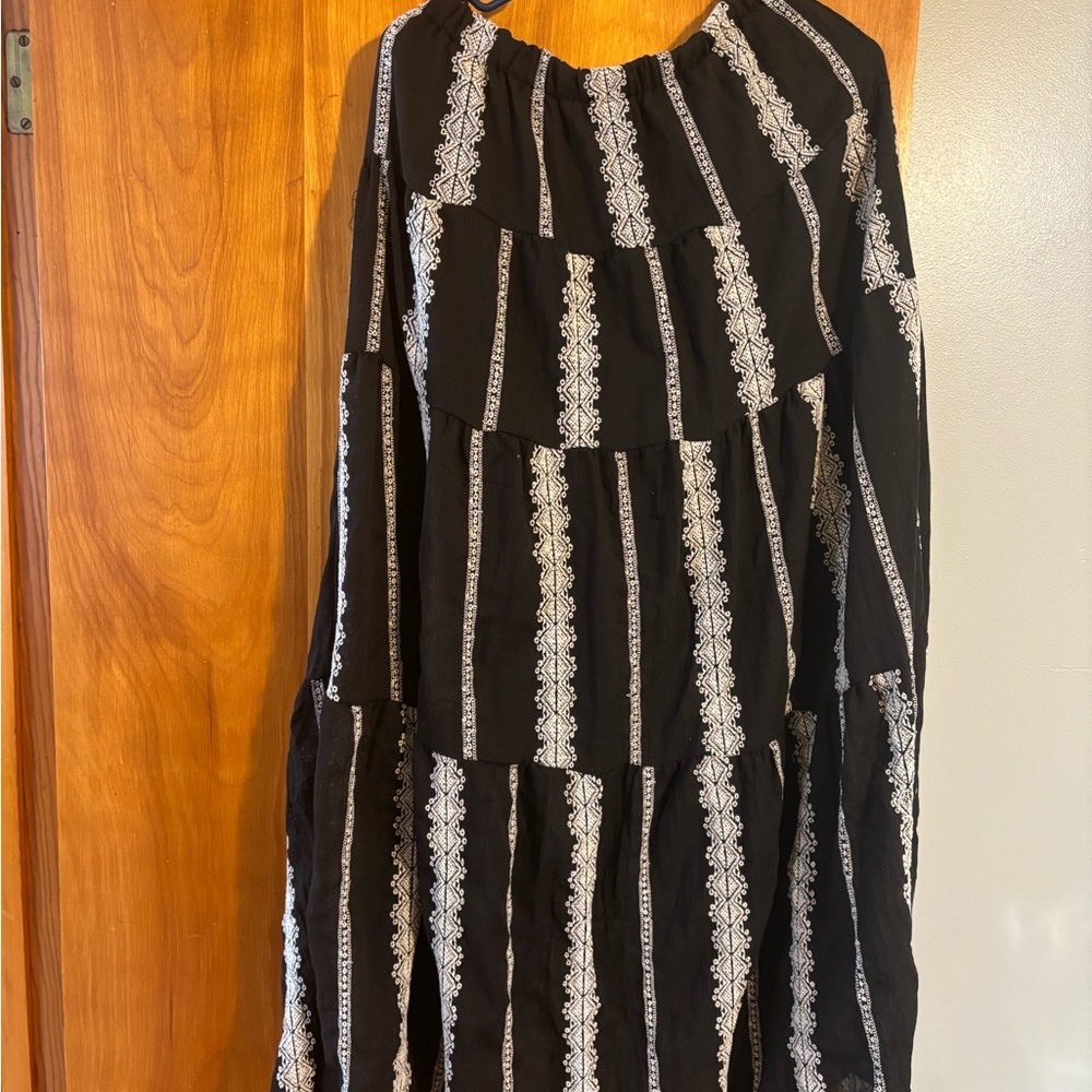 Fashion Nova Black and White Striped Dress